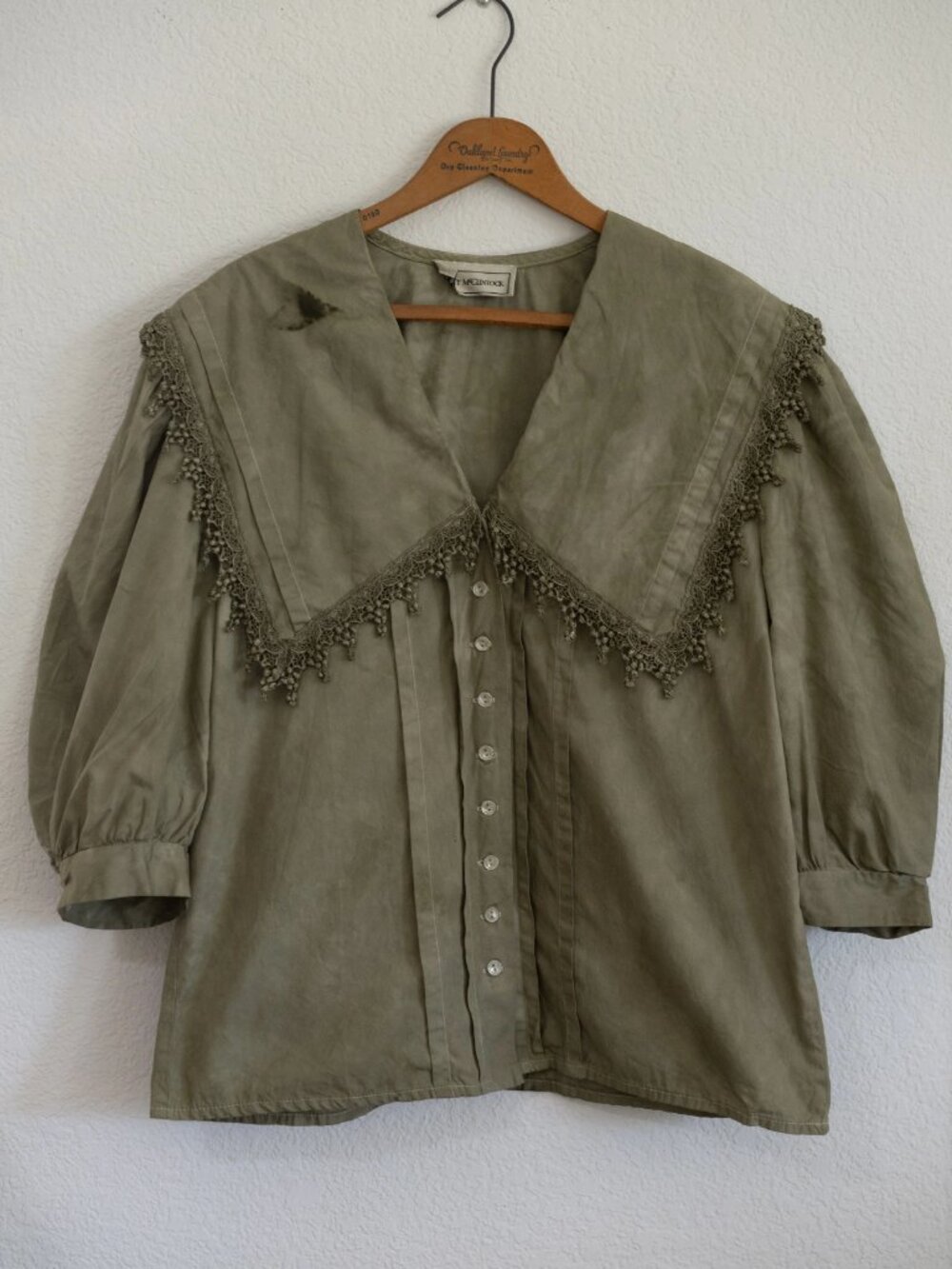 Botanically Dyed Scott McClintock Cotton Blouse